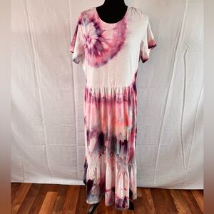 Hand Dyed Tie-Dye Maxi Dress from Old Navy